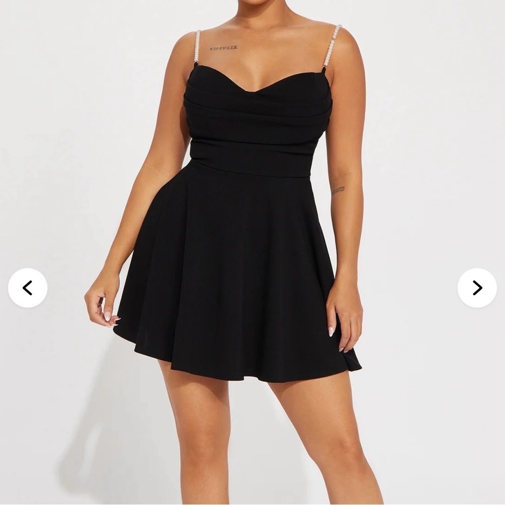 Fashion Nova Elegant Black Mini Dress - Picture 2 of 6